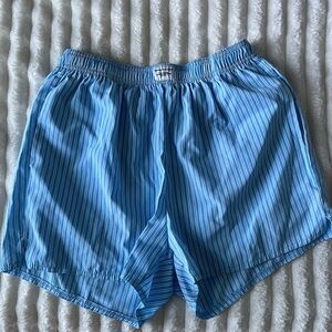 Amazon Blue Striped Shorts